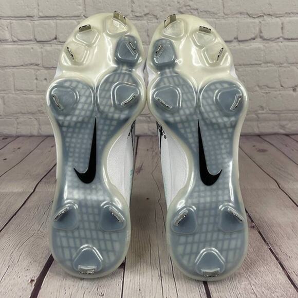 Nike Force Zoom Trout 7 Pro Metal White Baseball Cleats Mens Sz 7 (CQ7224-101) - Picture 10 of 11